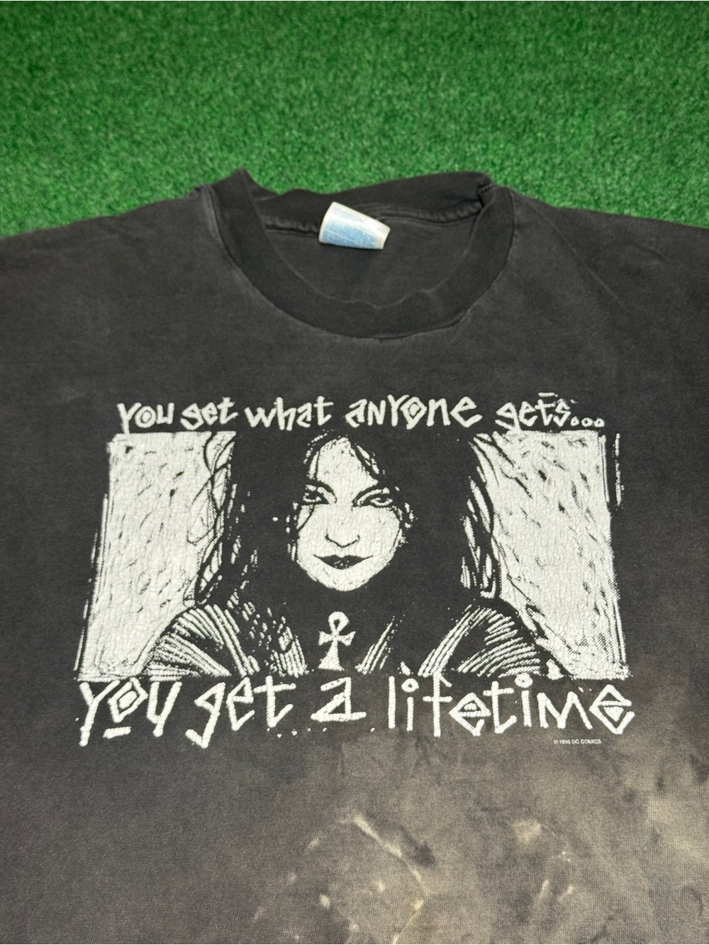 Sandman Lady Death Vintage T Shirt 90s Graphiti Lifetime Large Shirt - Picture 2 of 7